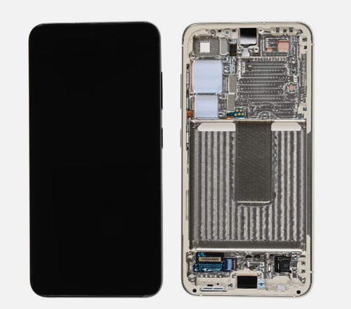 TE Samsung S23 S911 Uyumlu Çıtalı OLED Lcd Ekran Mor