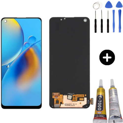 TE Oppo A74 4G Lcd Dokunmatik Ekran + Montaj Seti