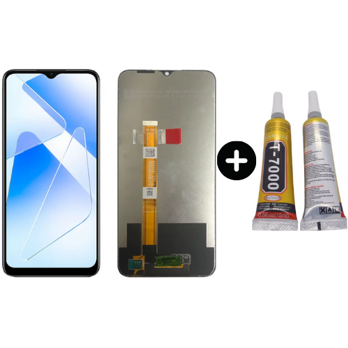 TE Oppo A55s 2022 5G A Kalite Lcd Dokunmatik Ekran + B7000