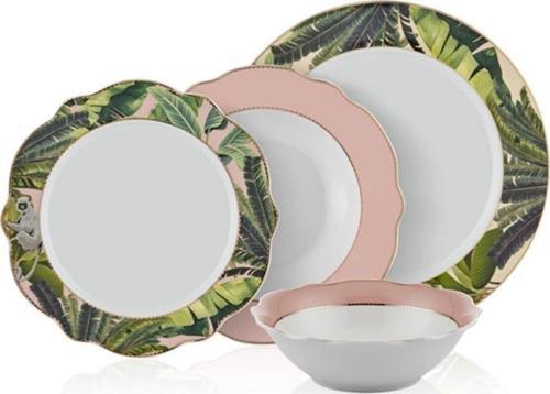 Botanica Yemek Seti Bone Porselen 24 Parça