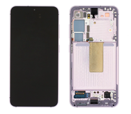 TE Samsung S23 Plus S916 Uyumlu Çıtalı OLED Lcd Ekran Mor