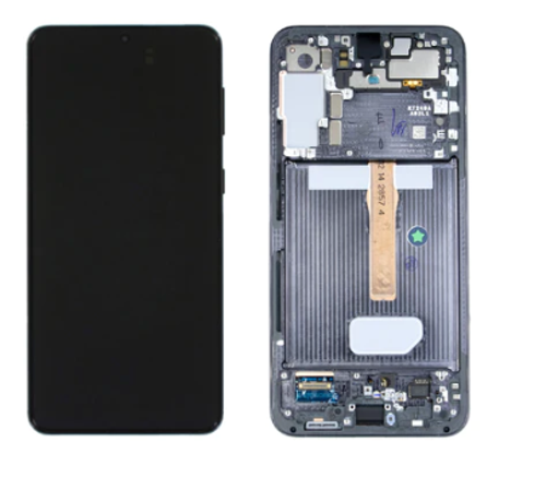TE Samsung S22 Plus S906 Uyumlu Çıtalı Lcd Ekran Siyah