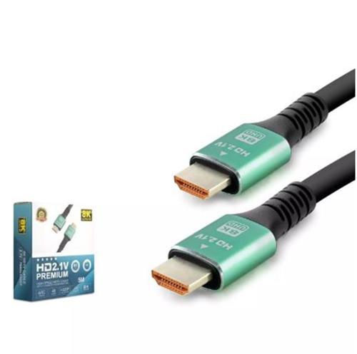 HDX2046 HDMI KABLO PVC 8K 60HZ 2.1V OPTIC OD8.0 5M SİYAH