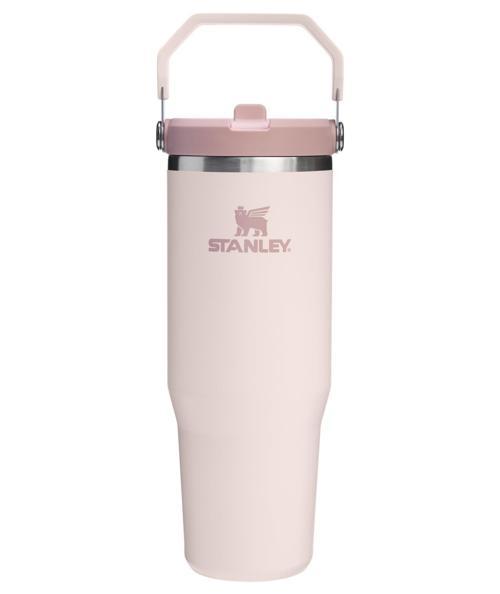The IceFlow™ Flip Straw 2.0 Tumbler 0.89L / 30oz Rose Quartz Termos