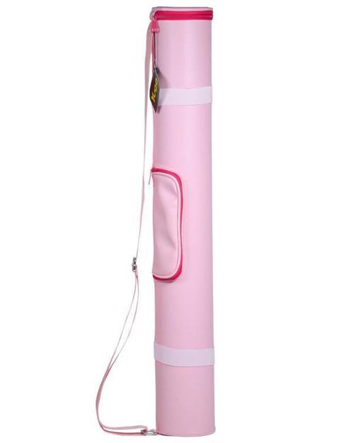 Suni Deri Proje Tüpü Cepli 10,5 cm Pembe