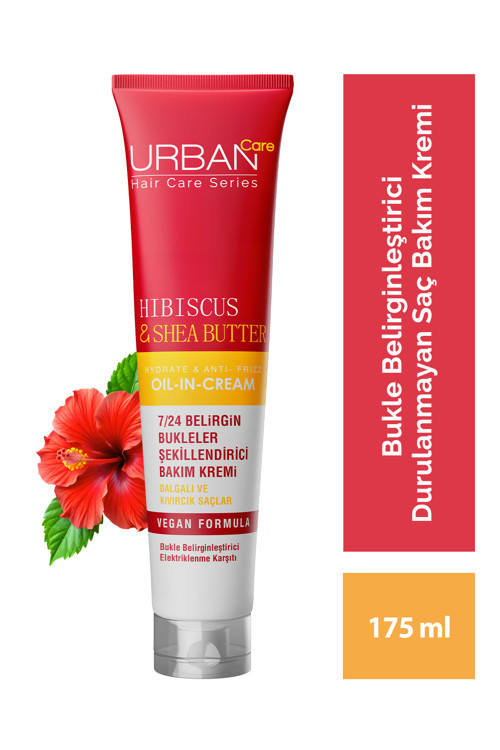 Hibiscus&Shea Butter Kıvırcık Ve Dalgalı Saçlara Özel Şekillendirici Bakım Kremi-175 Ml