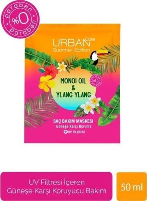 Summer-Monoi Yağı&Ylang Ylang Duş Öncesi Onarıcı Saç Bakım Maskesi-Vegan-50 Ml