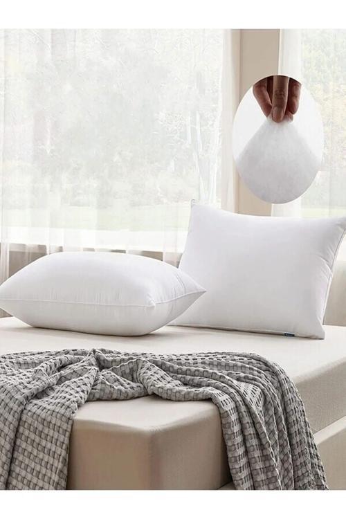Roll Pack Yastık 2’Li Set – 50X70 Cm Silikon Elyaf Dolgulu, Orta Sertlikte, Rulo Paketli