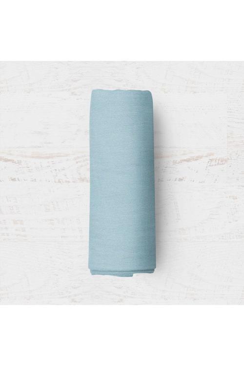 %100 Pamuklu Su Yeşili 120X200+50X70 Tek Kişilik Lastikli Çarşaf Takımı