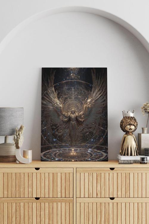 Savaşçı Astrolog Melek Kanvas Tablo