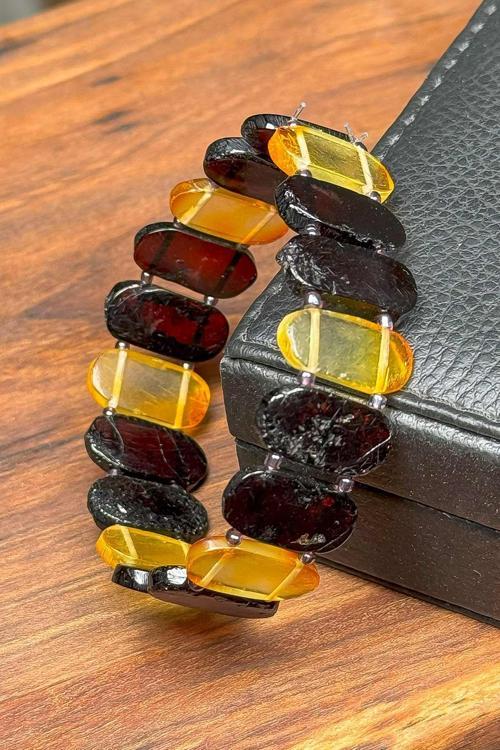 Çam Reçinesi Rolex Damla Kehribar Bileklik