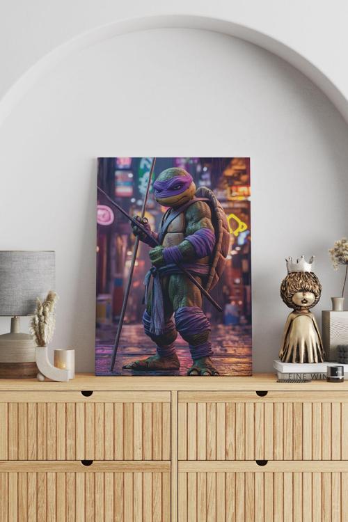 Donatello Ninja Kaplumbağalar Kanvas Tablo