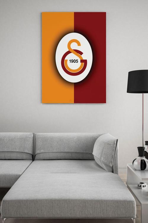 Sarı Kırmızı Galatasaray Kanvas Tablo