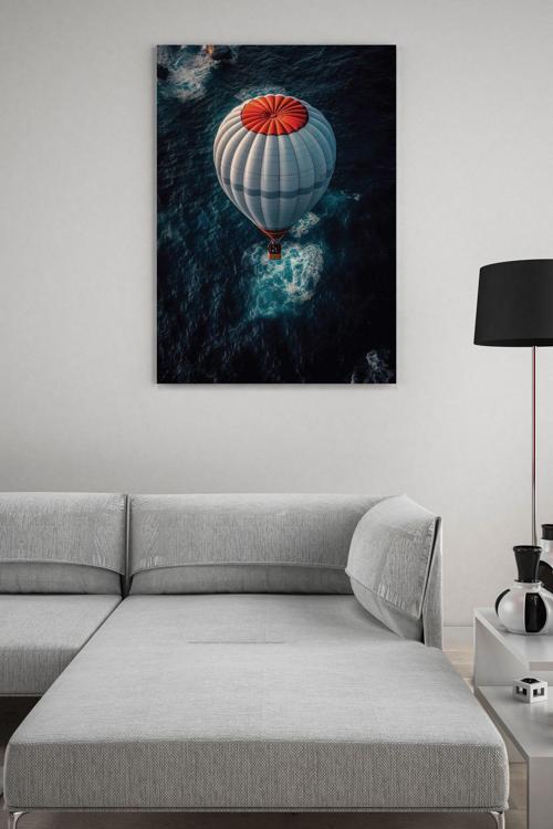 Uçan Balon Kanvas Tablo