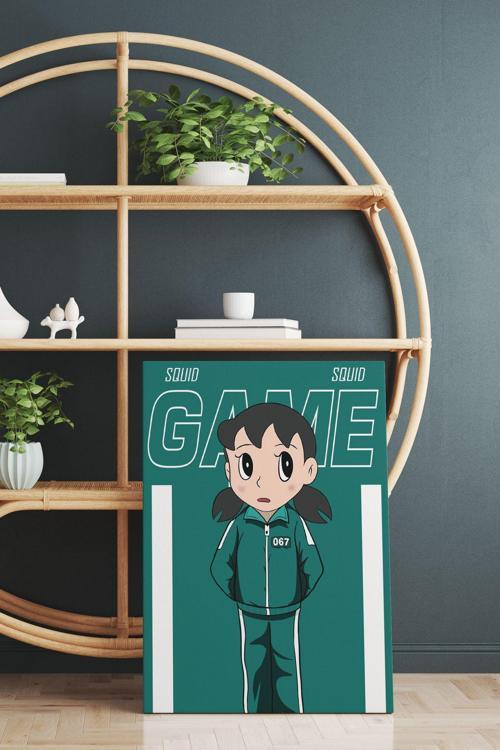 Squid Game Anime Kanvas Tablo
