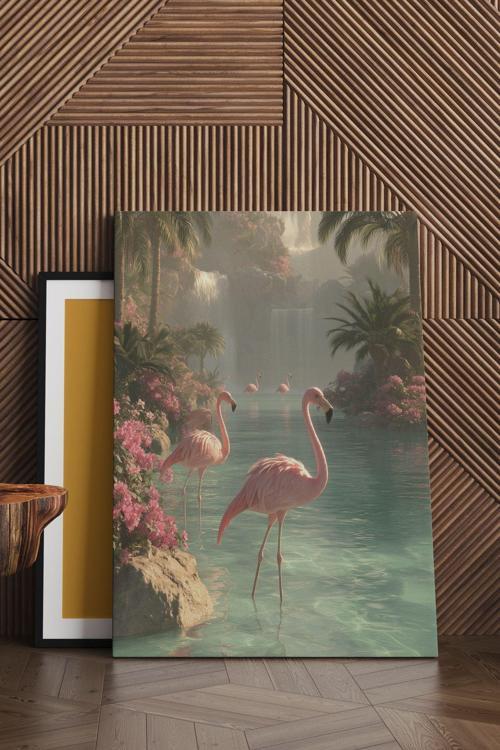 Flamingo Kanvas Tablo