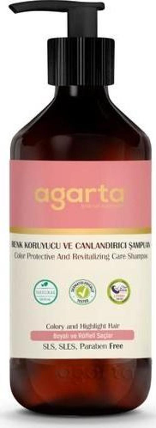 Doğal Şampuan Saçlar Renk Koruyucu Ve Canlandırıcı 400 Ml