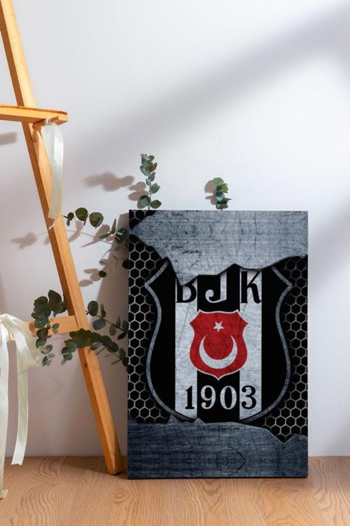 Metal Duvar Beşiktaş Kanvas Tablo