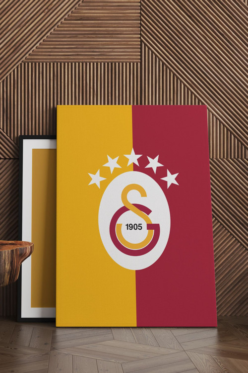 5 Yıldız Galatasaray Kanvas Tablo