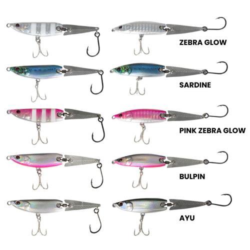 Metal Jack 9cm 20gr Metal Jig Balık Pink Zebra Glow