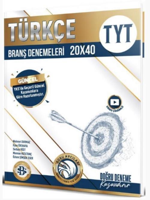 Bilgi Sarmal Yayınları TYT Türkçe 20 x 40 Branş Denemeleri