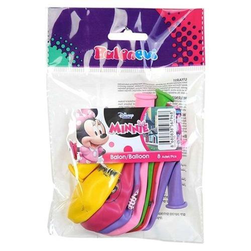 4+1 Minnie Happy Helpers Baskılı 12inç Balon 8'Li
