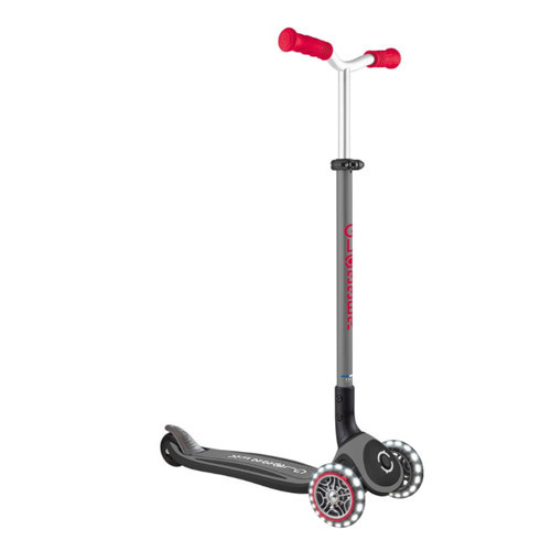 Master Işıklı Katlanabilir Scooter Kırmızı-Siyah 663-120