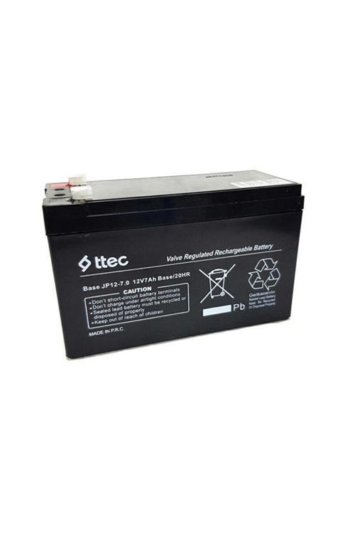 12 Volt 7 Amper-12V 7Ah-12 V 7 Ah Amper Kuru Tip Bakımsız Akü Ups Güç Kaynağı Pil Batarya