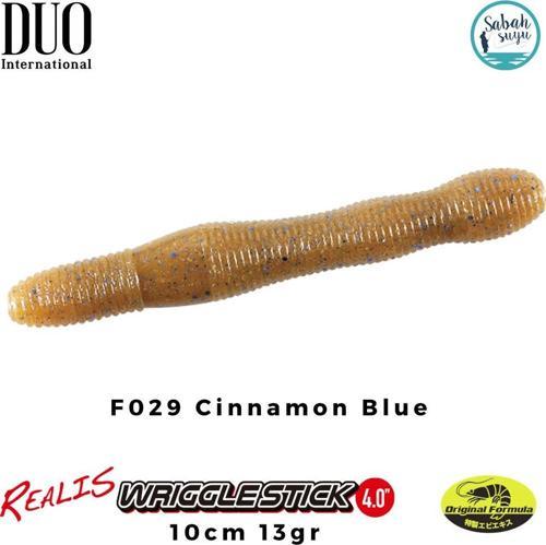 Realis Wriggle Stick 4" 10cm 13gr F029 Cinnamon Blue