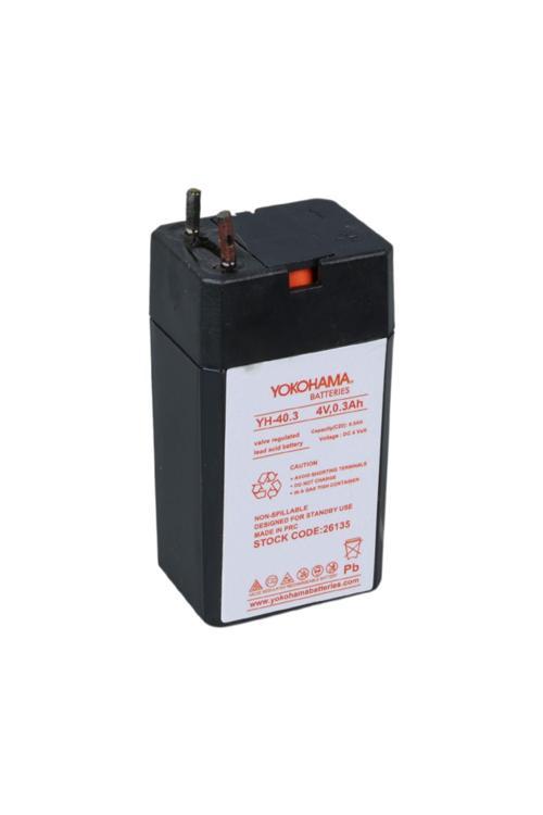 Yh-40.3 4 Volt - 0.3 Amper Akü (25.5X19.5X48 Mm)