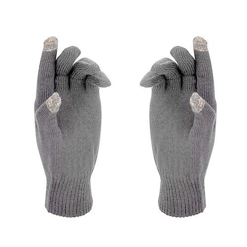 Active Touch Parmak Dokunmatik Özellikli Unisex Eldiven Gri