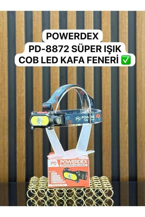 Yağmur Suyu Geçirmez Profesyonel Cob Led'Li Kafa Lambası Pd-8872