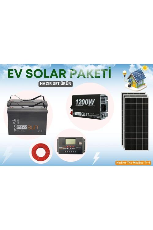 Dağ Evi Paketi Lifepo4 Güneş Enerjisi Sistem
