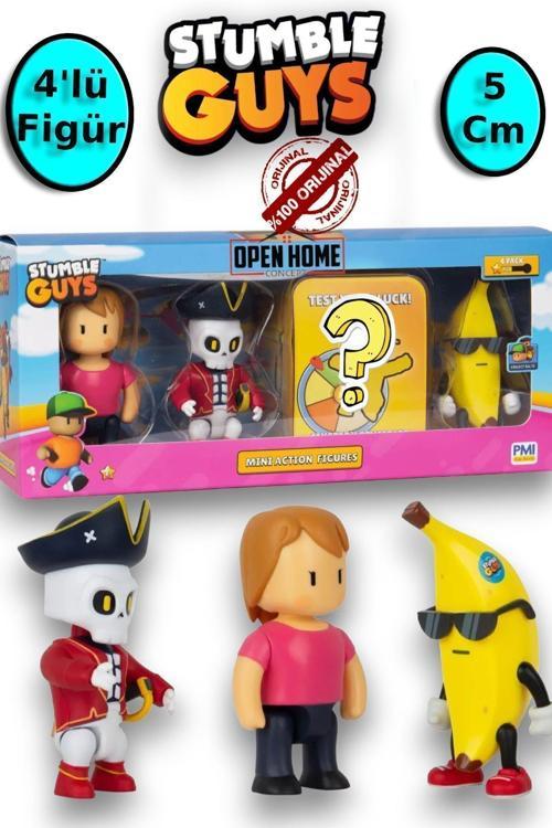 Stumble Guys 4'lü Aksiyon Figür Set - Ms Stumble She