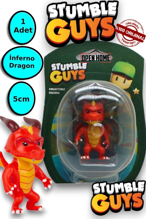 Stumble Guys 5 cm Tekli Figür - İnferno Dragon 1 ADET