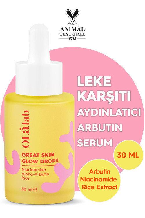 Leke Karşıtı Aydınlatıcı Alpha Arbutin Cilt Serumu 30 ml