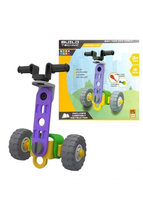 Sök Tak Araçlar Scooter 18 Parça 3+ Yaş Üzeri Çocuklar Için Kendin Yap Oyun Seti