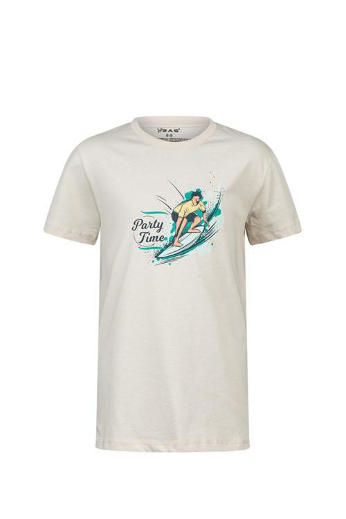 Aja Çocuk Baskılı T-Shirt Kum 216