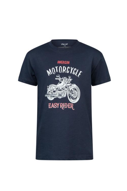 Aja Çocuk Baskılı T-Shirt Lacivert 212