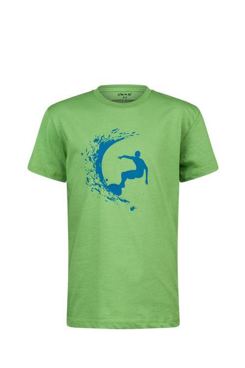 Aja Çocuk Baskılı T-Shirt Yeşil 220