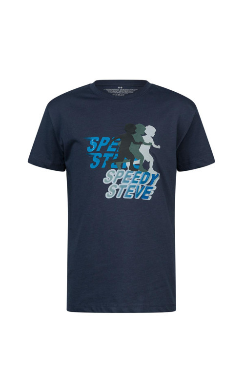 Aja Çocuk Baskılı T-Shirt Lacivert 210