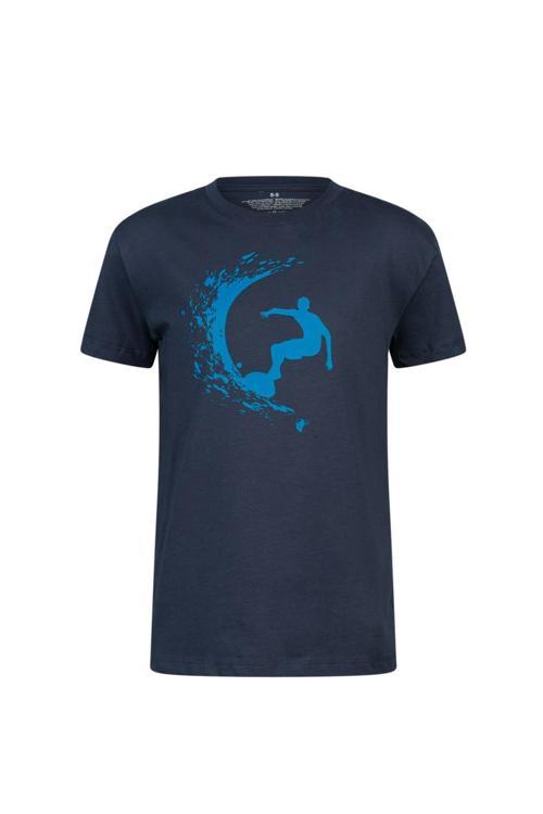 Aja Çocuk Baskılı T-Shirt Lacivert 220