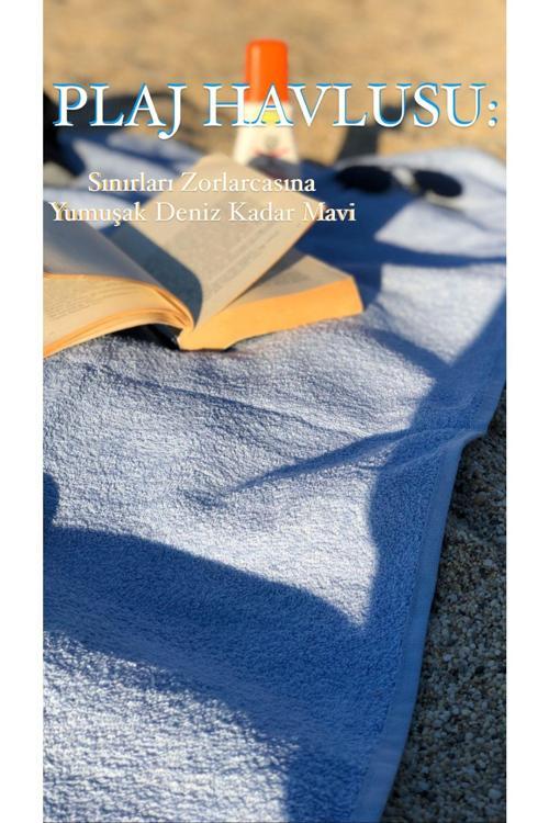 Banyo & Plaj Havlusu Büyük Boy Mavi Renk 1.Sınıf Iplik 410Gr