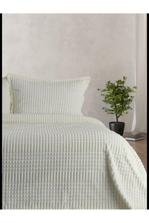Battal Boy Battaniye Kalın Battaniye Modern Line-Merinos 220X240 2 Yastık Kılıflı