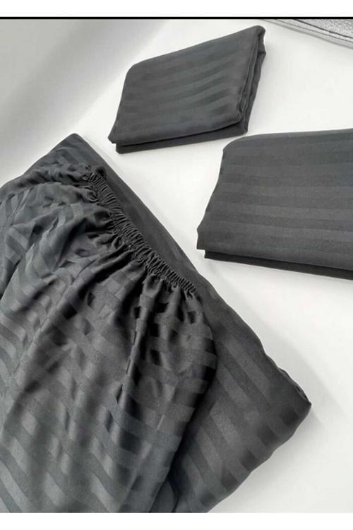Saten Lastikli Çarşaf Ve 2 Adet Yastık Kılıfı