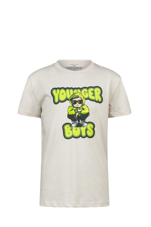 Aja Çocuk Baskılı T-Shirt Kum 214