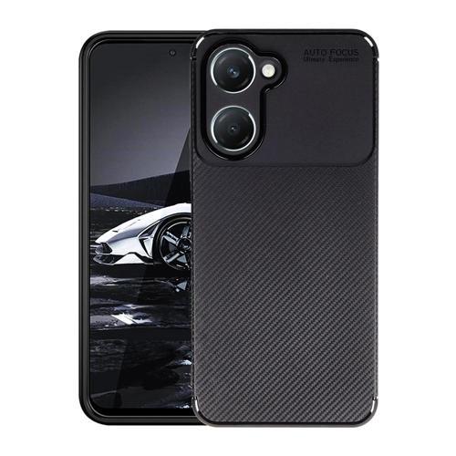 Vivo Y18 Kılıf Focus Carbon Silikon Kapak