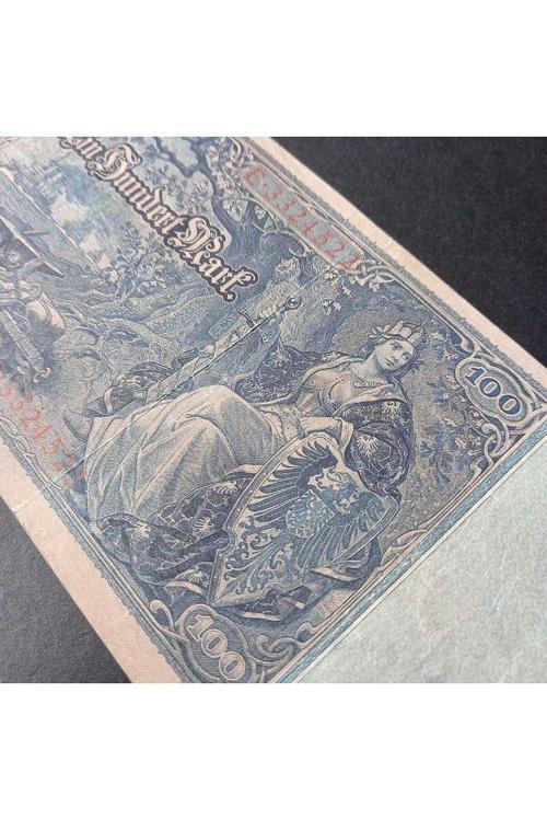 399636834cfe8eb332 1910 Almanya 100Mark TEMİZ+/ÇT eski yabancı kağıt para