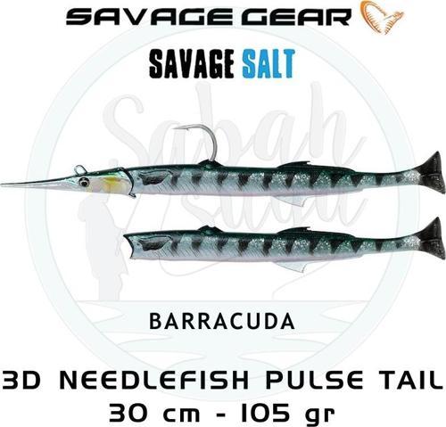 3D Needlefish Pulsetail 2+1 30cm 105gr Barracuda