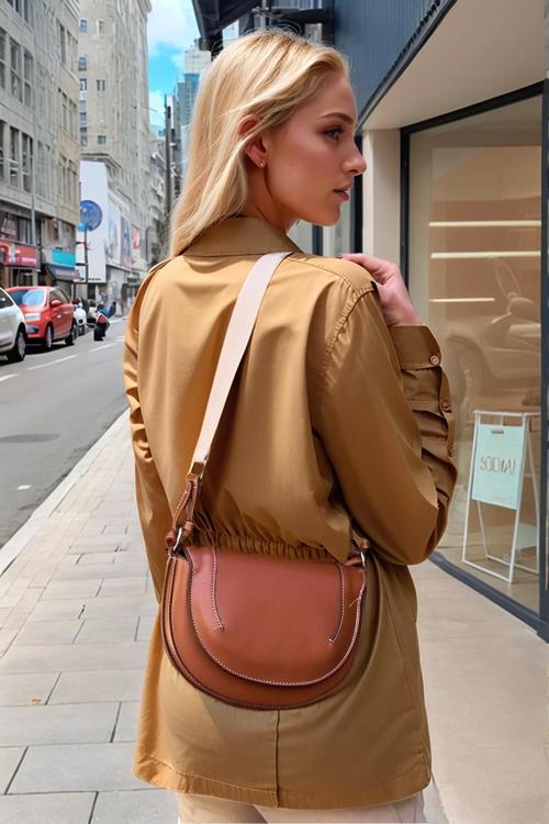 Kadın El Omuz Çapraz Askılı Çanta Vegan Deri Günlük Kullanım Çok Amaçlı Dayanıklı Malzeme